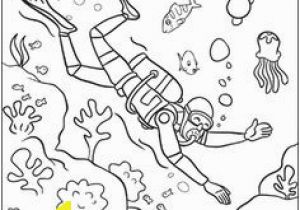 Deep Sea Diver Coloring Page 242 Best Snorkeling Diving Images On Pinterest In 2018