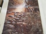 Deer Hunting Wall Murals Beside Still Waters Tile Mural On 6" Tiles at £216