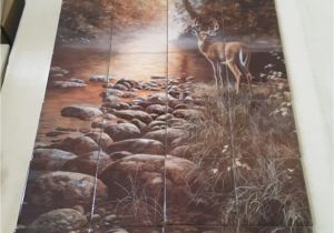 Deer Hunting Wall Murals Beside Still Waters Tile Mural On 6" Tiles at £216