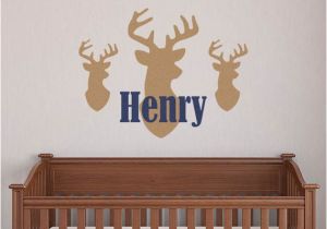 Deer Hunting Wall Murals Deer Wall Decal Deer Head Decal Hunting Nursery