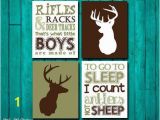 Deer Hunting Wall Murals Hunting Nursery Wall Art Rifles Racks & Deer Tracks and to Go to