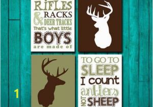 Deer Hunting Wall Murals Hunting Nursery Wall Art Rifles Racks & Deer Tracks and to Go to