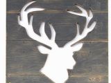 Deer Hunting Wall Murals Twelve Timbers Gray Deer Cutout Wall Art $25 â¤ Liked On Polyvore