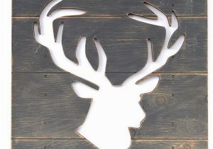 Deer Hunting Wall Murals Twelve Timbers Gray Deer Cutout Wall Art $25 â¤ Liked On Polyvore