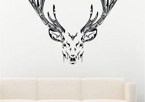 Deer Wall Mural Decals Amazon Awesome Animals Vinyl Wall Stickers Tribal Deer