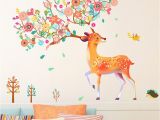 Deer Wall Mural Decals Stickerskart Pvc Deer Wall Sticker