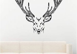 Deer Wildlife Wall Mural Amazon Awesome Animals Vinyl Wall Stickers Tribal Deer