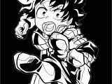 Deku My Hero Academia Coloring Pages Deku Izuku Midoriya Boku No Hero Academia Para