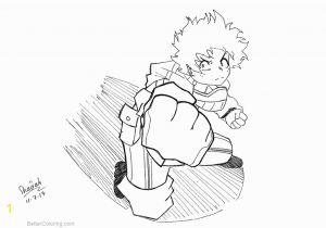 Deku My Hero Academia Coloring Pages My Hero Academia Coloring Pages Deku by Shadabs Free