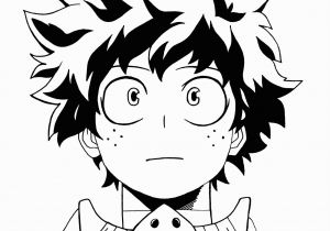 Deku My Hero Academia Coloring Pages My Hero Academia Deku Print Anime Art Print