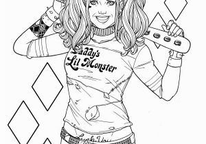 Descendants 2 Coloring Pages Printable Ideas for Printable Harley Quinn Coloring Pages