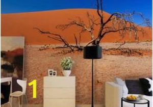 Desert Scene Wall Mural Home Decoration 3d Landscape Wallpaper Lavender Backdrop