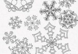 Detailed Snowflake Coloring Pages Printable Snowflake Coloring Picture for Adults
