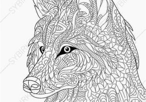 Detailed Wolf Coloring Pages for Adults Stunning Coloring Pages Wolf for Girls Picolour