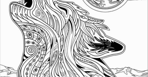 Detailed Wolf Coloring Pages for Adults Wolf Coloring Pages