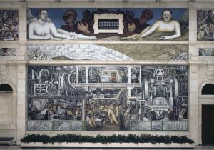 Detroit Industry Mural north Wall Dynamic Drawing Archive the Detroit Industry Fresco Cycle by