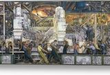 Detroit Industry Mural Print Detroit Industry north Wall Canvas Print Canvas Art by Die…