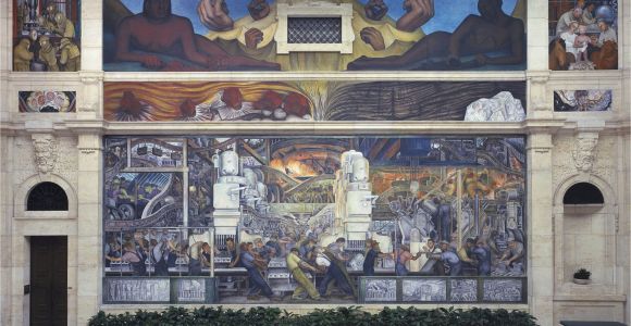 Detroit Industry Murals north Wall Diego Rivera Detroit Industry Fresco Cycle north Wall