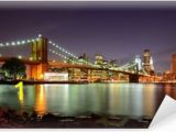 Detroit Skyline Wall Mural City Skyline at Night Detroit Michigan Wall Mural • Pixers • We