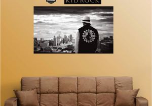 Detroit Skyline Wall Mural Kid Rock Detroit Skyline Mural Wall Mural at Allposters