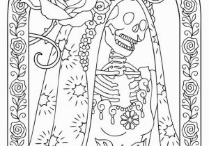 Dia De Los Muertos Couple Coloring Pages 18awesome Day the Dead Adult Coloring Book Clip Arts & Coloring