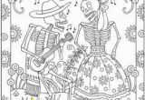 Dia De Los Muertos Couple Coloring Pages 231 Best Sugar Scull Coloring Images On Pinterest