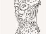 Dia De Los Muertos Couple Coloring Pages Sugar Skull Coloring Pages