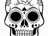 Dia De Muertos Coloring Pages Sugar Skull Template Sugar Skull Coloring Page Dia De Los