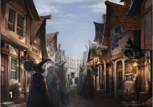 Diagon Alley Wall Mural Get It Here for $24 95