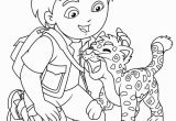 Diego and Baby Jaguar Coloring Pages Diego and Baby Jaguar Coloring Pages