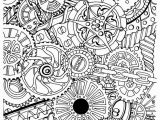 Difficult Mandala Coloring Pages Printable Intricate Design Of Gear for Adult Difficult Coloring Pages