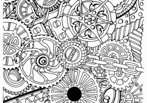 Difficult Mandala Coloring Pages Printable Intricate Design Of Gear for Adult Difficult Coloring Pages