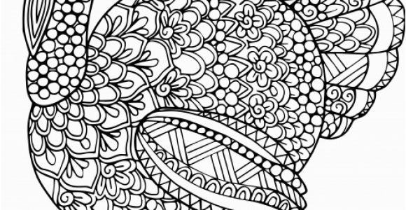 Difficult Thanksgiving Coloring Pages Adult Coloring Page Let S Talk Turkey