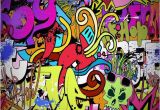 Digital Printing Wall Murals Graffiti Wall Backdrop Puter Printed Graphy