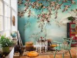 Dining Room Wall Mural Ideas Bedroom Feature Floral Wallpaper Buy