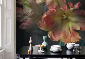 Dining Room Wall Mural Ideas Bursting Flower Still Mural Trunk Archive Collection From