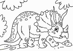 Dinosaur Coloring Pages with Names Pdf Cute Little Triceratops Dinosaur Coloring Pages for Kids