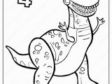 Dinosaur Coloring Pages with Names Pdf toy Story Rex Pdf Coloring Pages In 2020