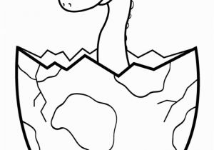 Dinosaur Egg Coloring Page Baby Free Clipart 66