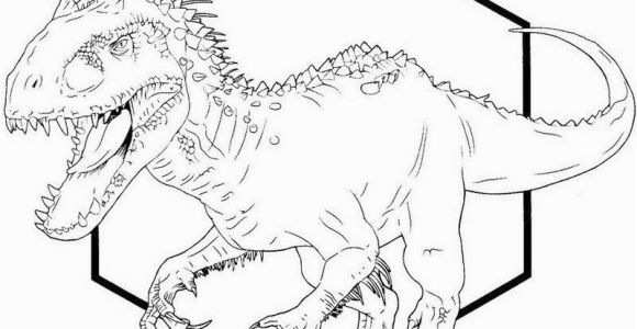 Dinosaur Family Coloring Page Indominus Rex Dino Coloring Printable Sheet