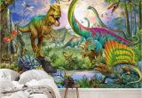 Dinosaur Murals Bedroom Wallpaper 3d Stereo Dinosaur Animal World Murals Children S