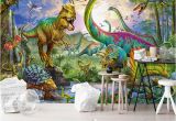 Dinosaur Murals Bedroom Wallpaper 3d Stereo Dinosaur Animal World Murals Children S
