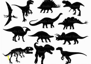 Dinosaur Wall Mural Stencils Dinosaur Svg Dinosaur Monogram Prehistoric Dinosaur Svg