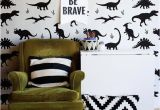 Dinosaur Wall Mural Stencils Jurassic Park Dinosaurs Wall Mural Stencils for Kids Room or