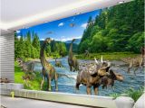 Dinosaur Wall Mural Uk 3d Fantasy Mural Wallpaper Jurassic Dinosaur Era Mural for Kids Living Room sofa Bedroom Tv Backdrop Wall Mural Wall Paper Canada 2019 From