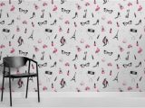 Dinosaur Wall Mural Uk Fashion Illustration Wallpaper Mural