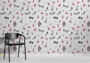 Dinosaur Wall Mural Uk Fashion Illustration Wallpaper Mural