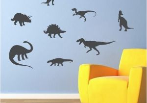 Dinosaur Wall Murals Large Dinosaur Wall Decal Set Of 10 Dinosaur Bedroom Decor Boy