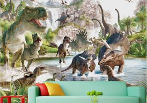 Dinosaurs Murals Walls Mural 3d Wallpaper 3d Wall Papers for Tv Backdrop Dinosaur World