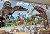 Dinosaurs Murals Walls Wall Background Wallpaper Diamond Custom 3d Wall Mural Wallpaper